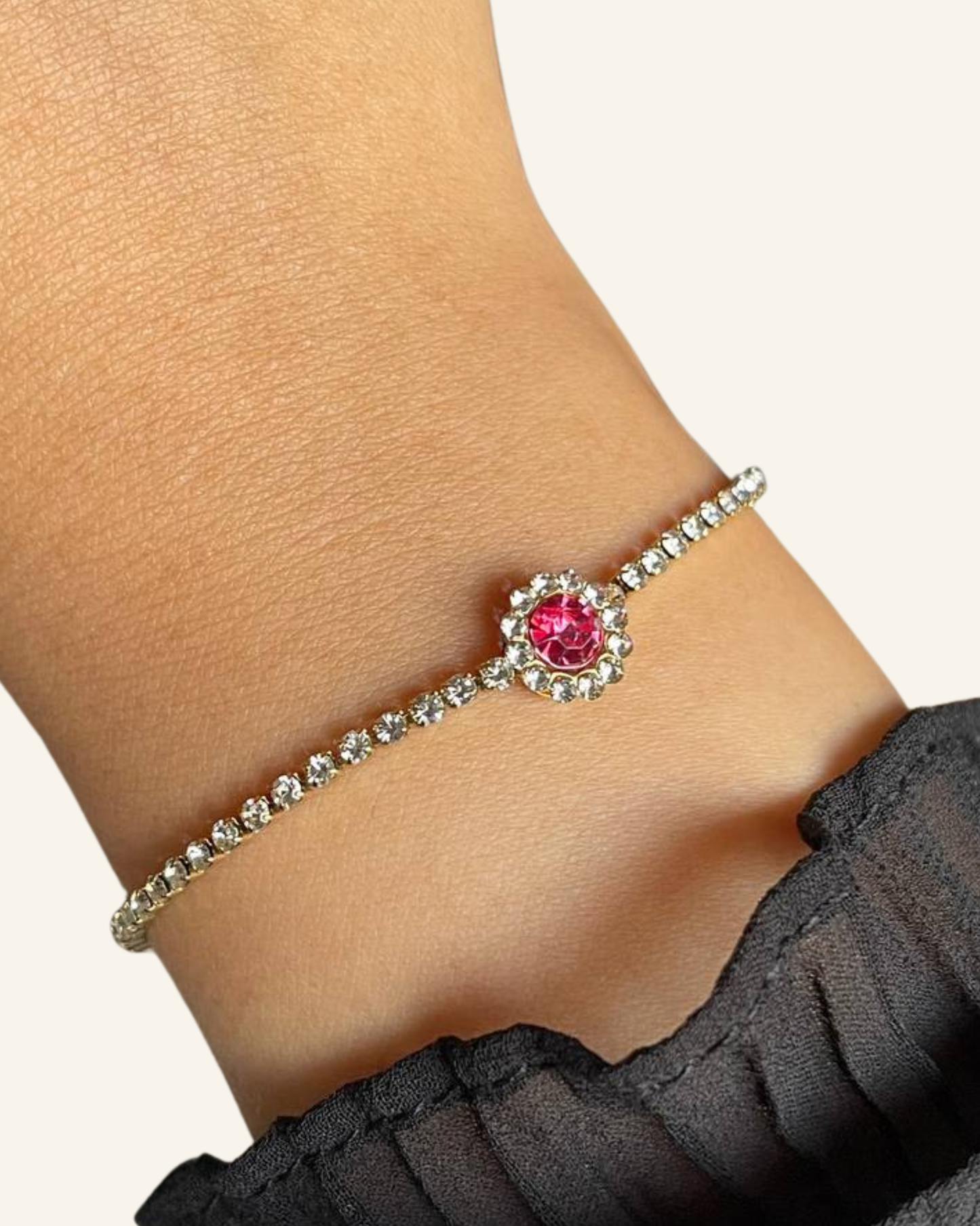 Fuchsia Tennis Bracelet