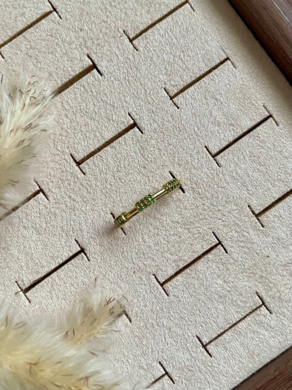 Emerald Green Rings - Sola Accessories