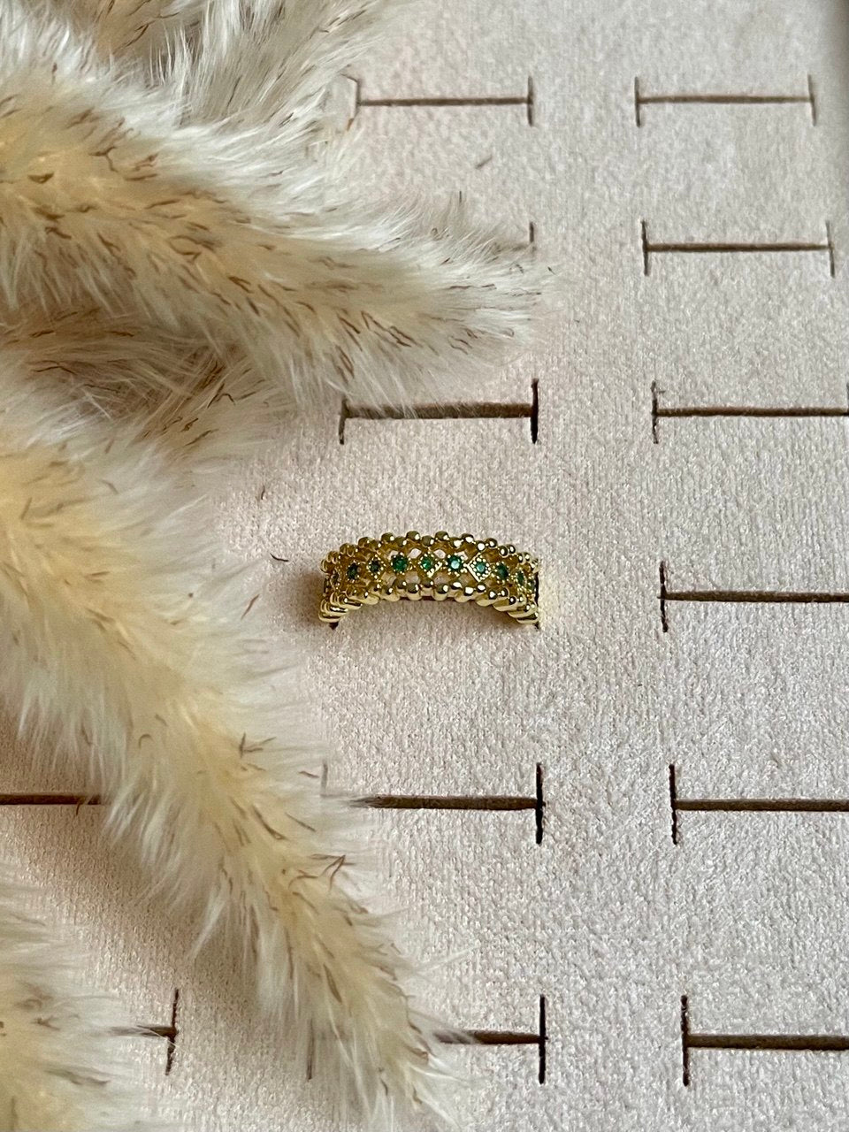 Emerald Green Rings - Sola Accessories