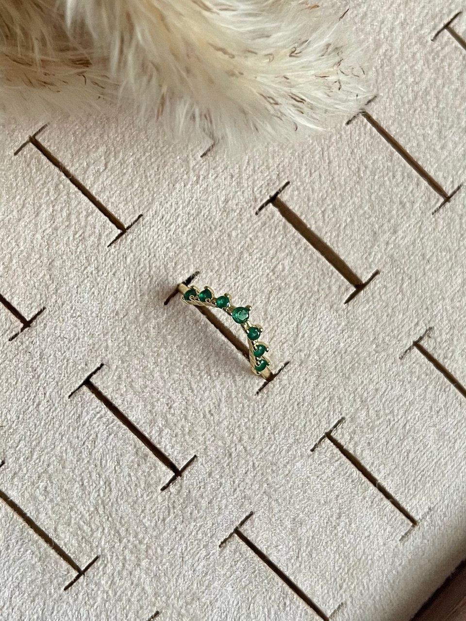 Emerald Green Rings - Sola Accessories