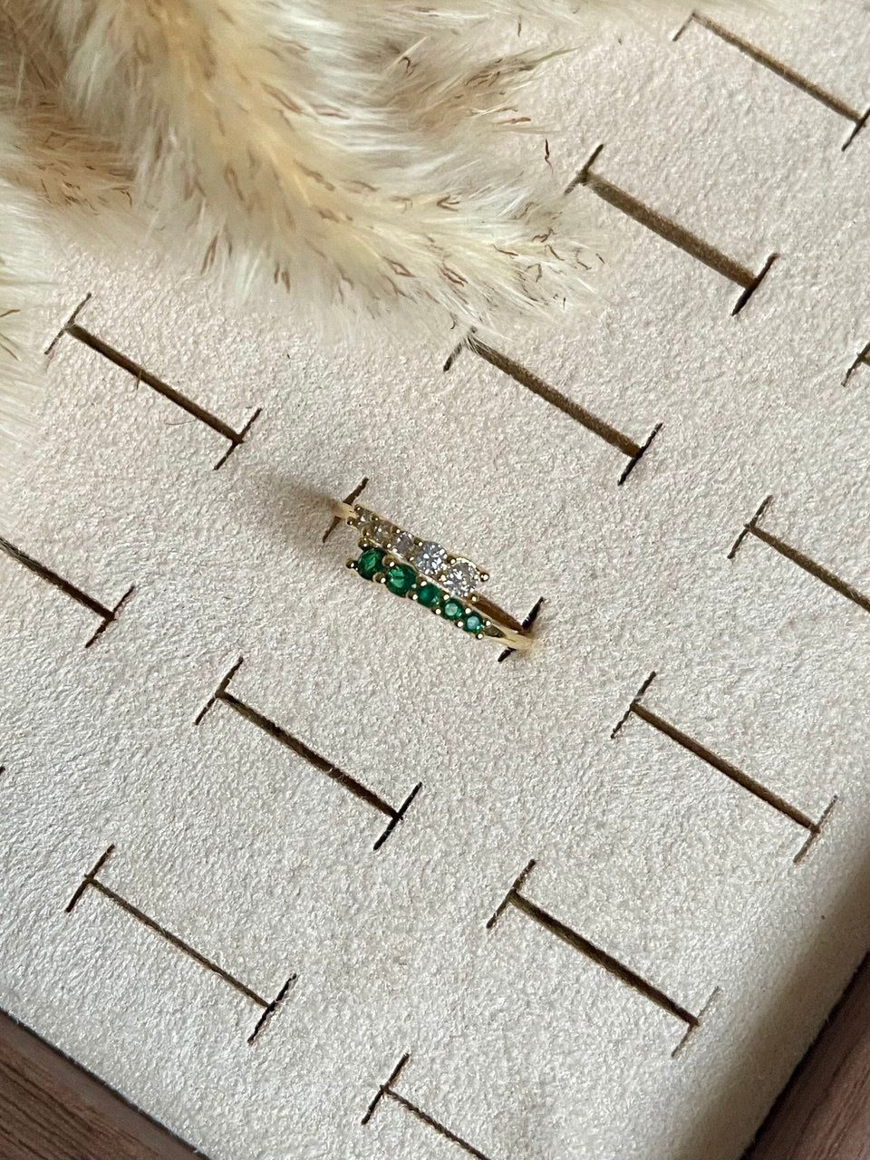 Emerald Green Rings - Sola Accessories