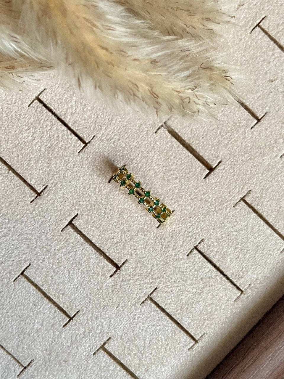 Emerald Green Rings - Sola Accessories