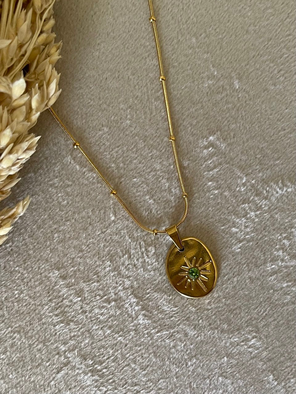 Golden Sunburst Necklace