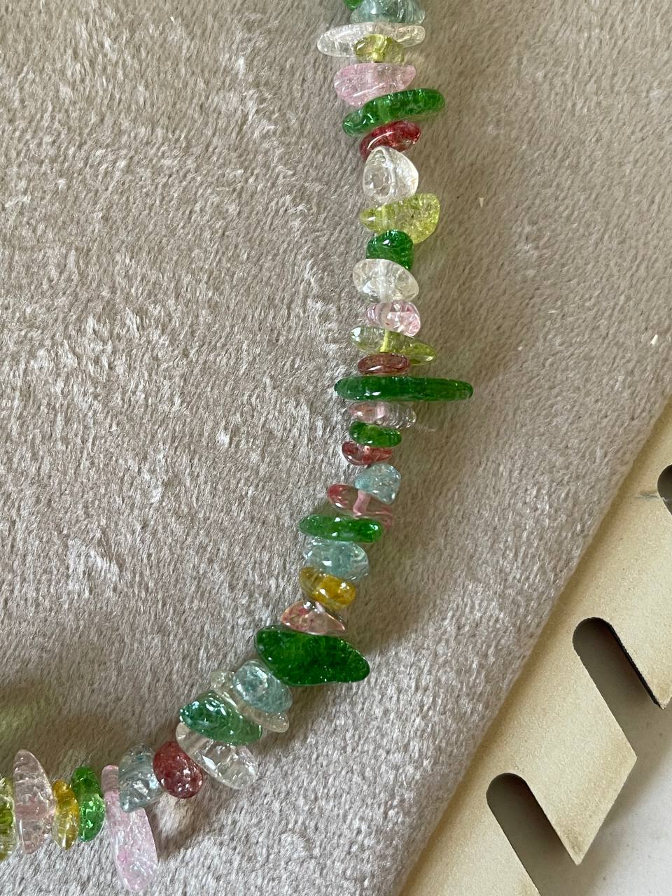 Color Splash Gemstone Necklace