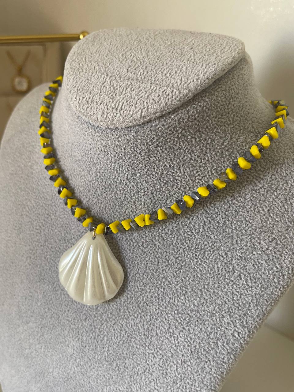 Beaded Shell Necklace