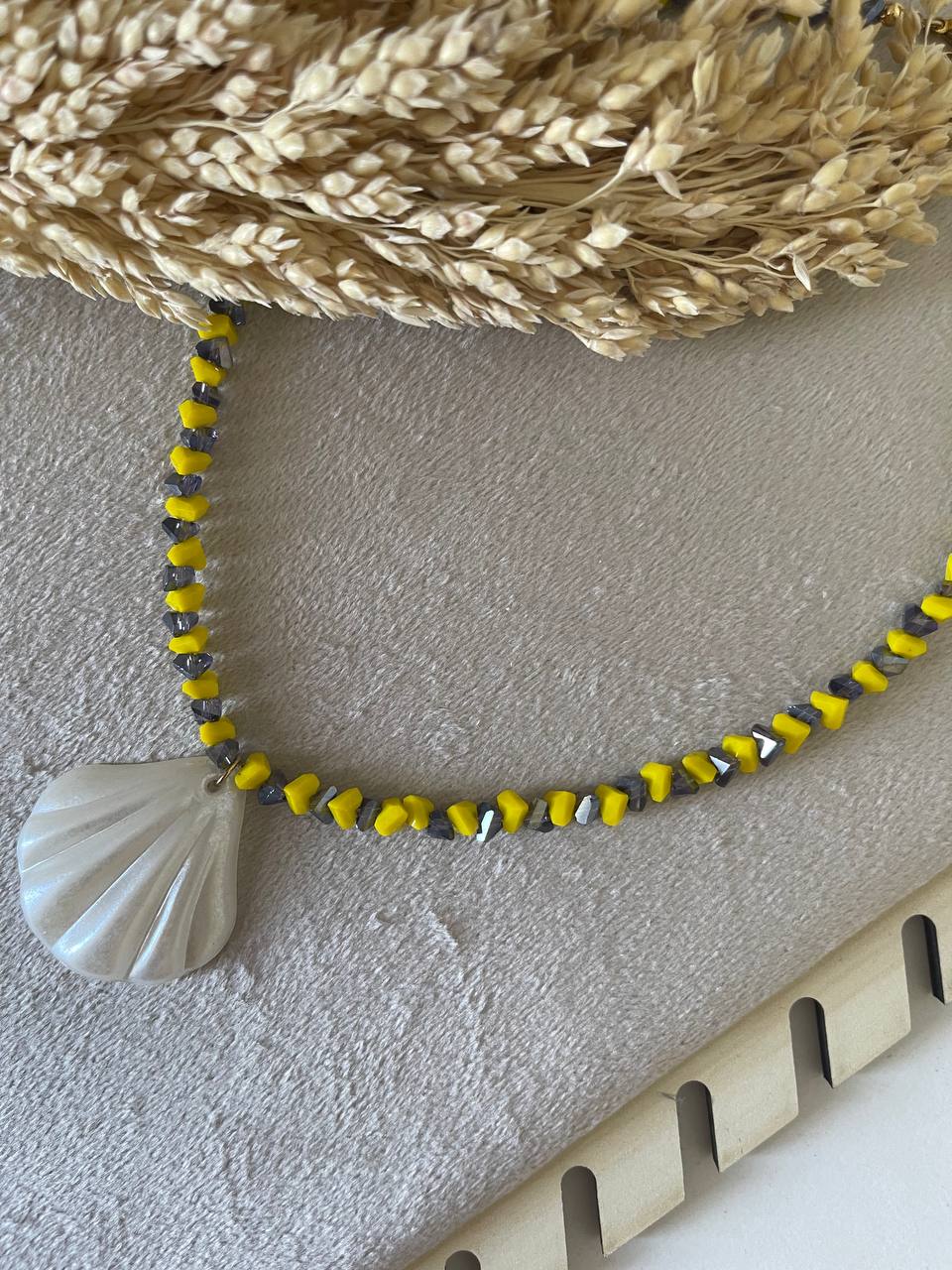 Beaded Shell Necklace