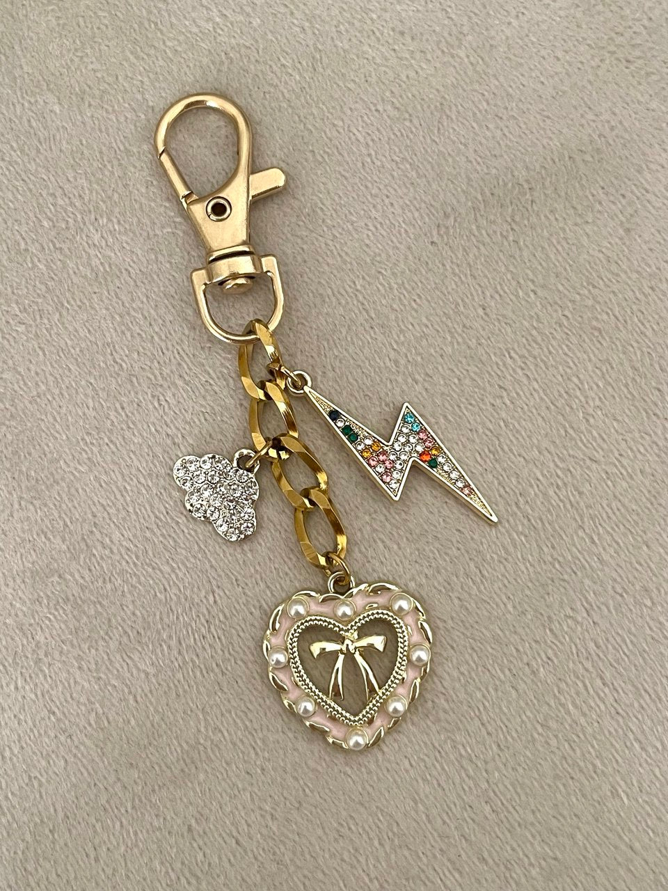 Bold Heart Keychain