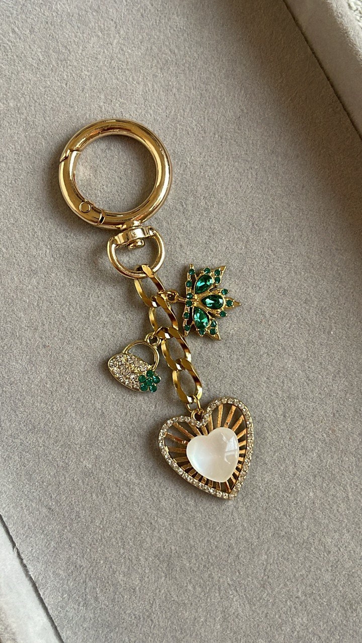Emerald Dream Bag Charm