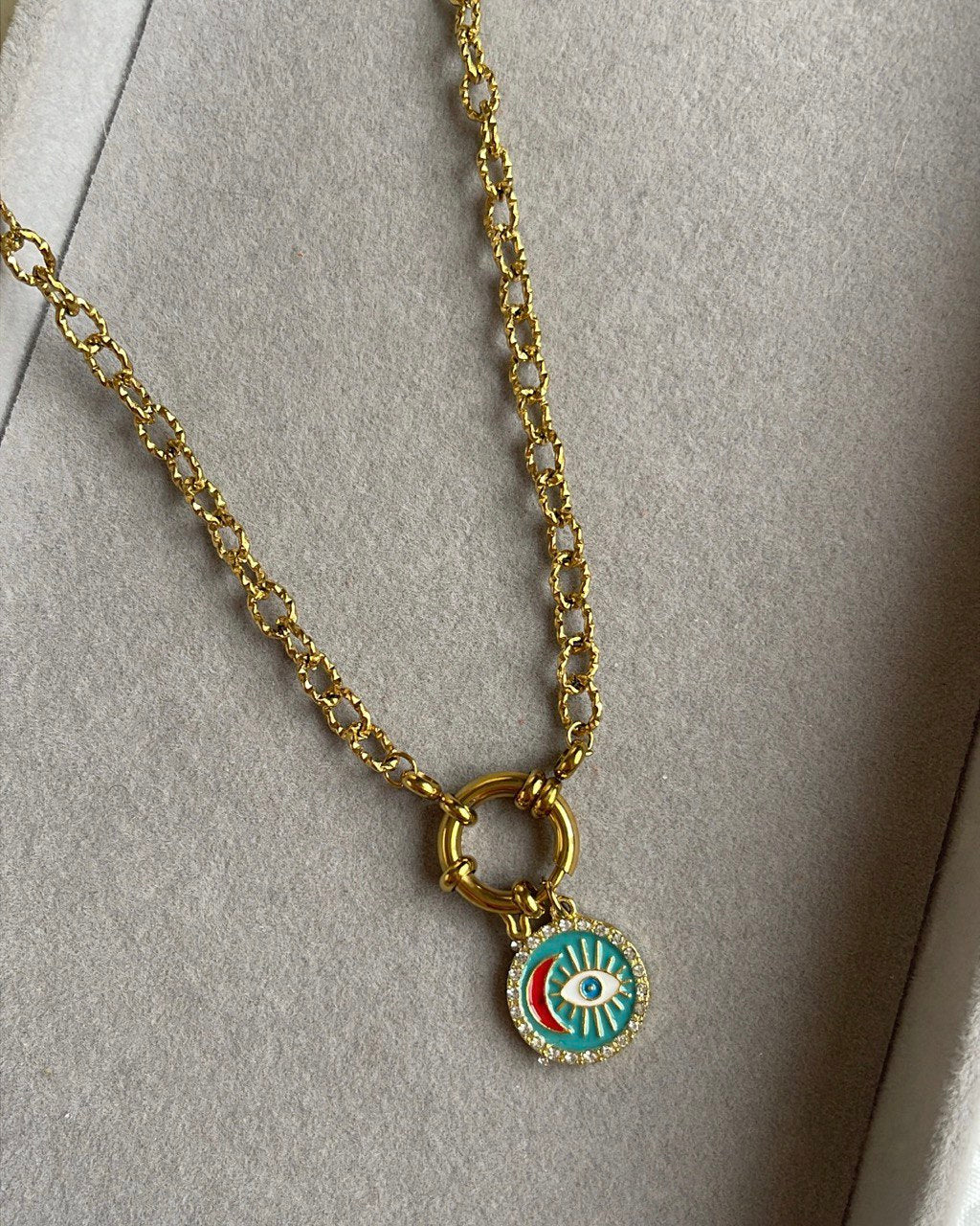 Lunar Eye Necklace