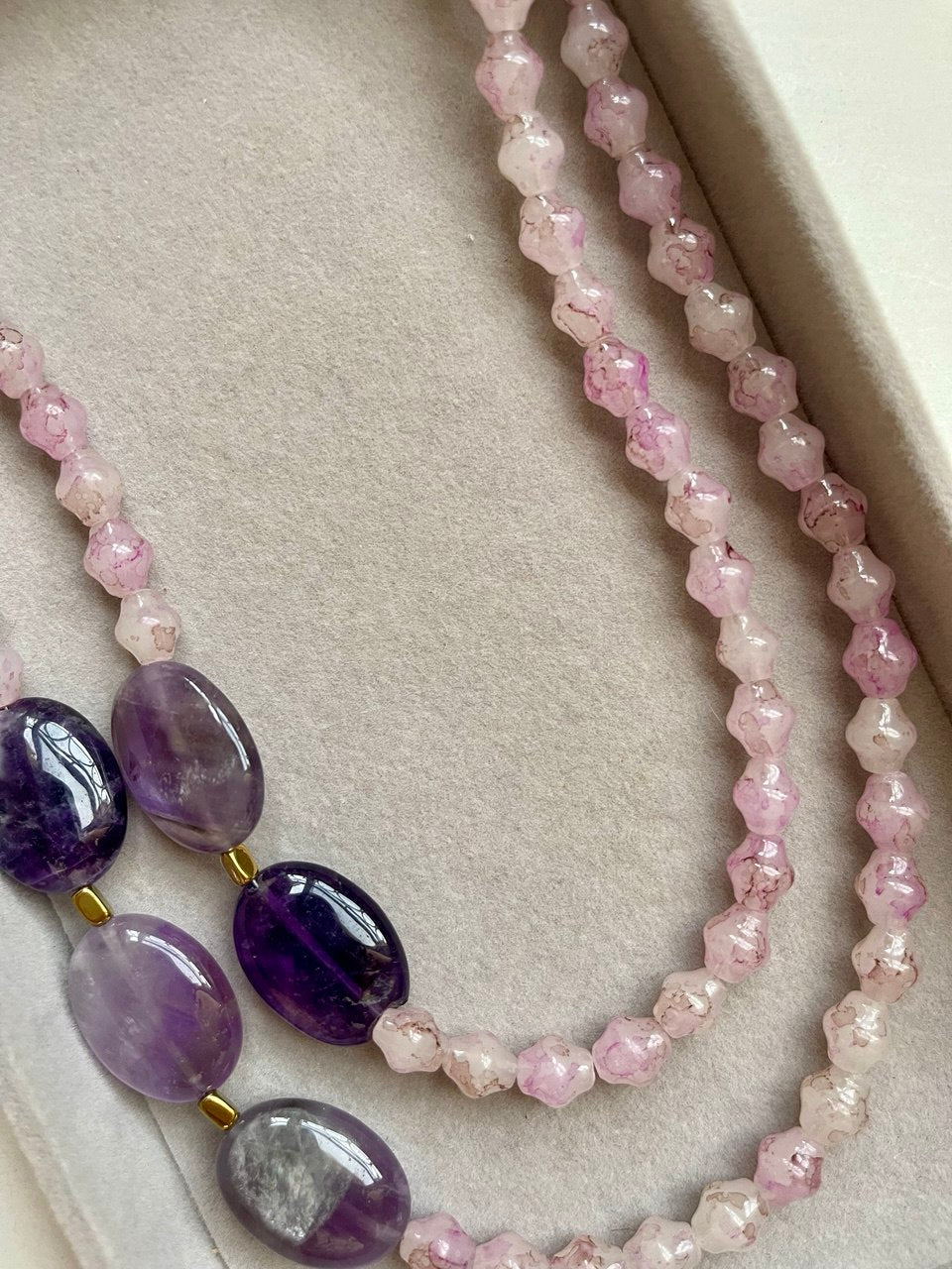 Purple Bloom Necklace