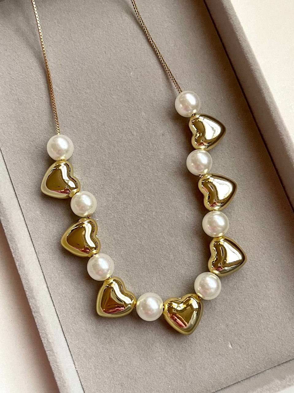 Pearl Heart Harmony Necklace