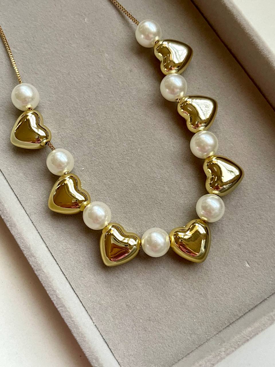 Pearl Heart Harmony Necklace