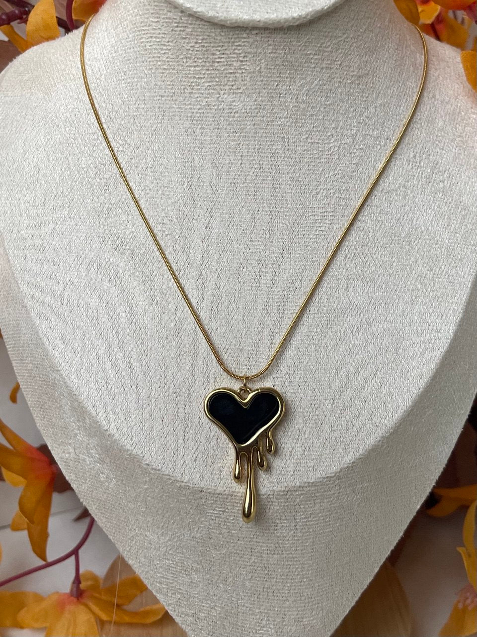 Melted Heart Necklace