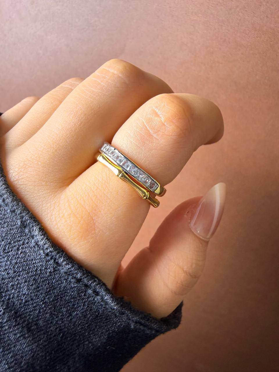 Bamboo Glam Ring - Sola Accessories