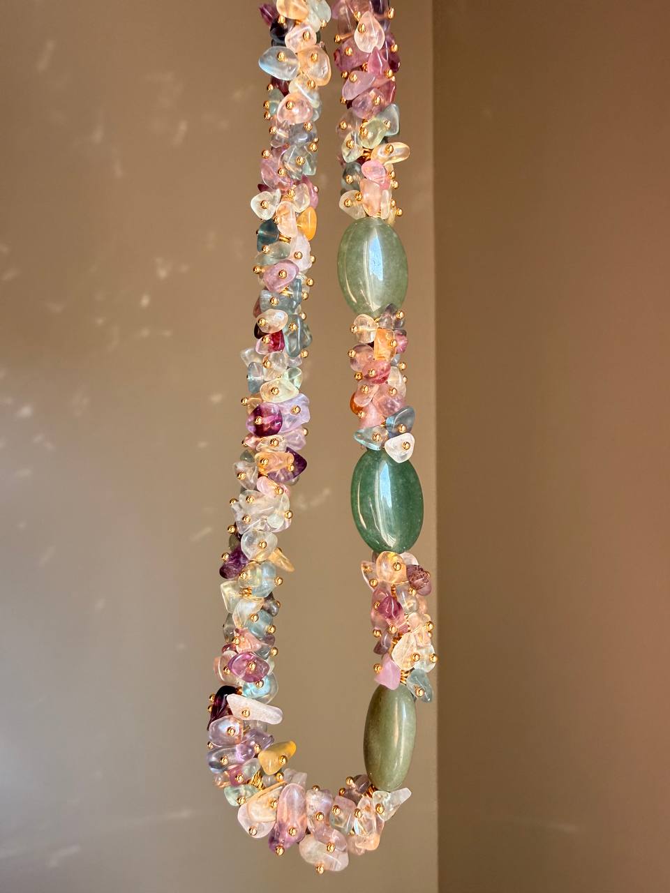 Emerald Garden Gemstone Necklace