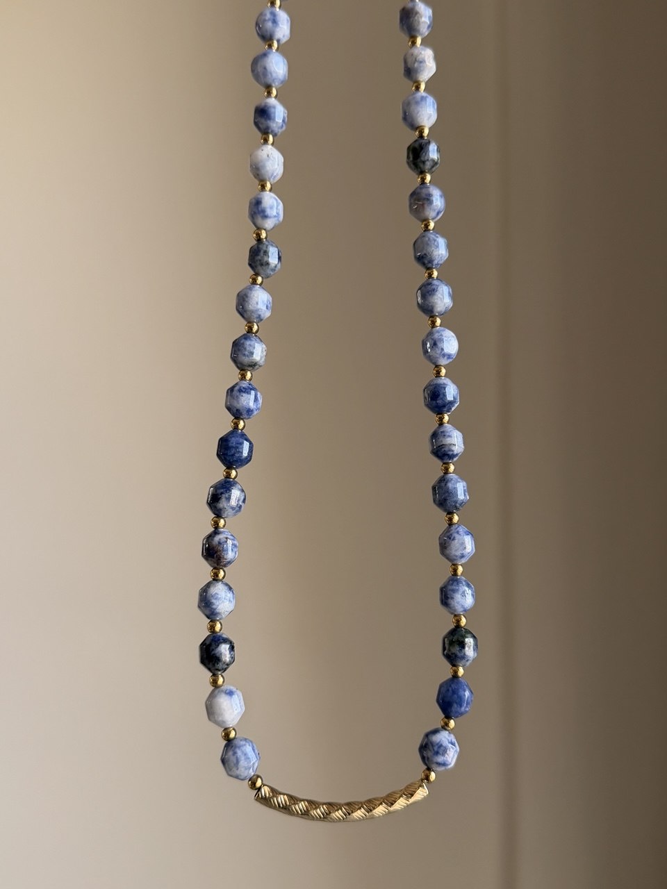 Blue Marble Necklace