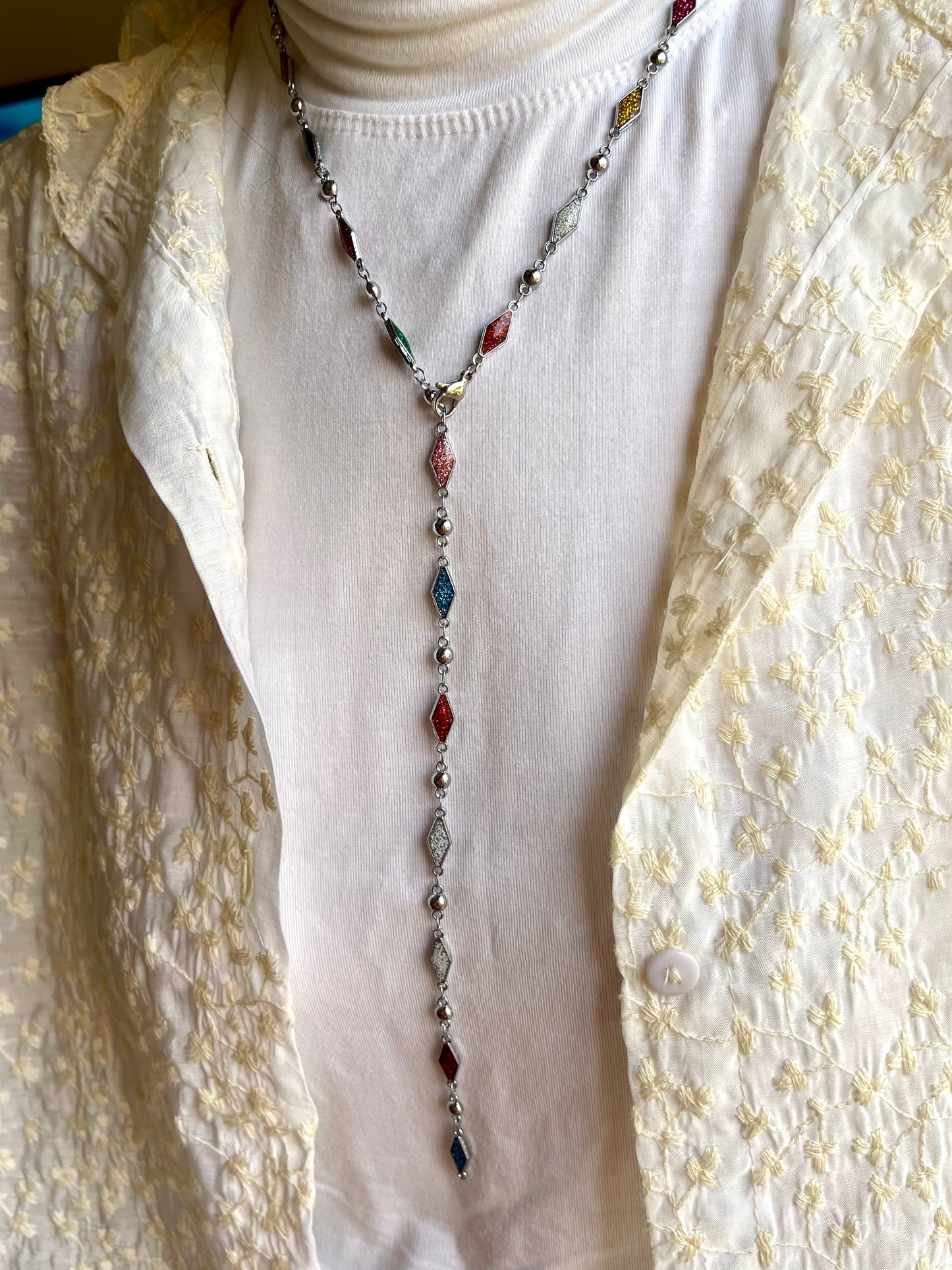 Rainbow Sparkle Necklace