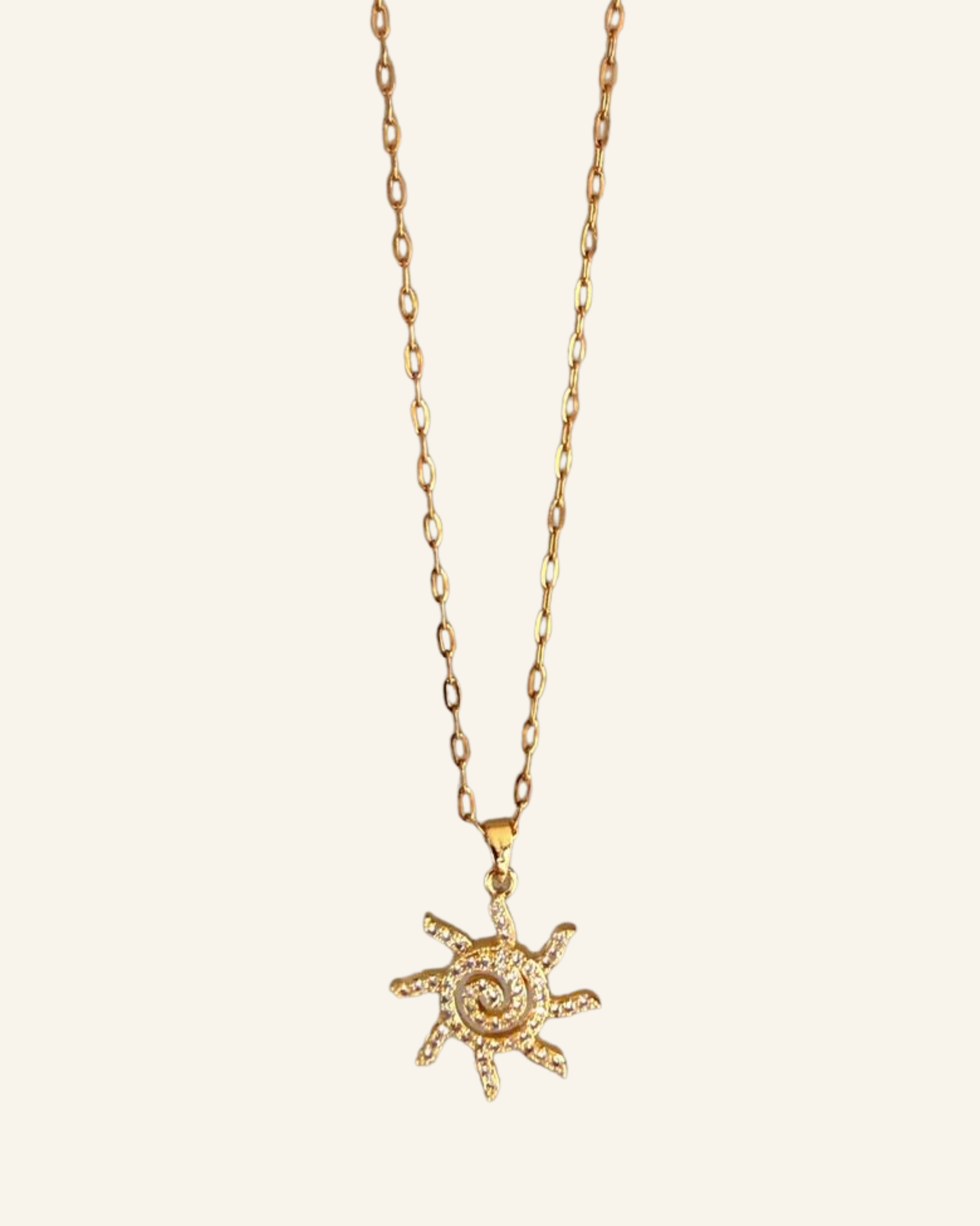 The Crystal Sun Necklace - Sola Accessories