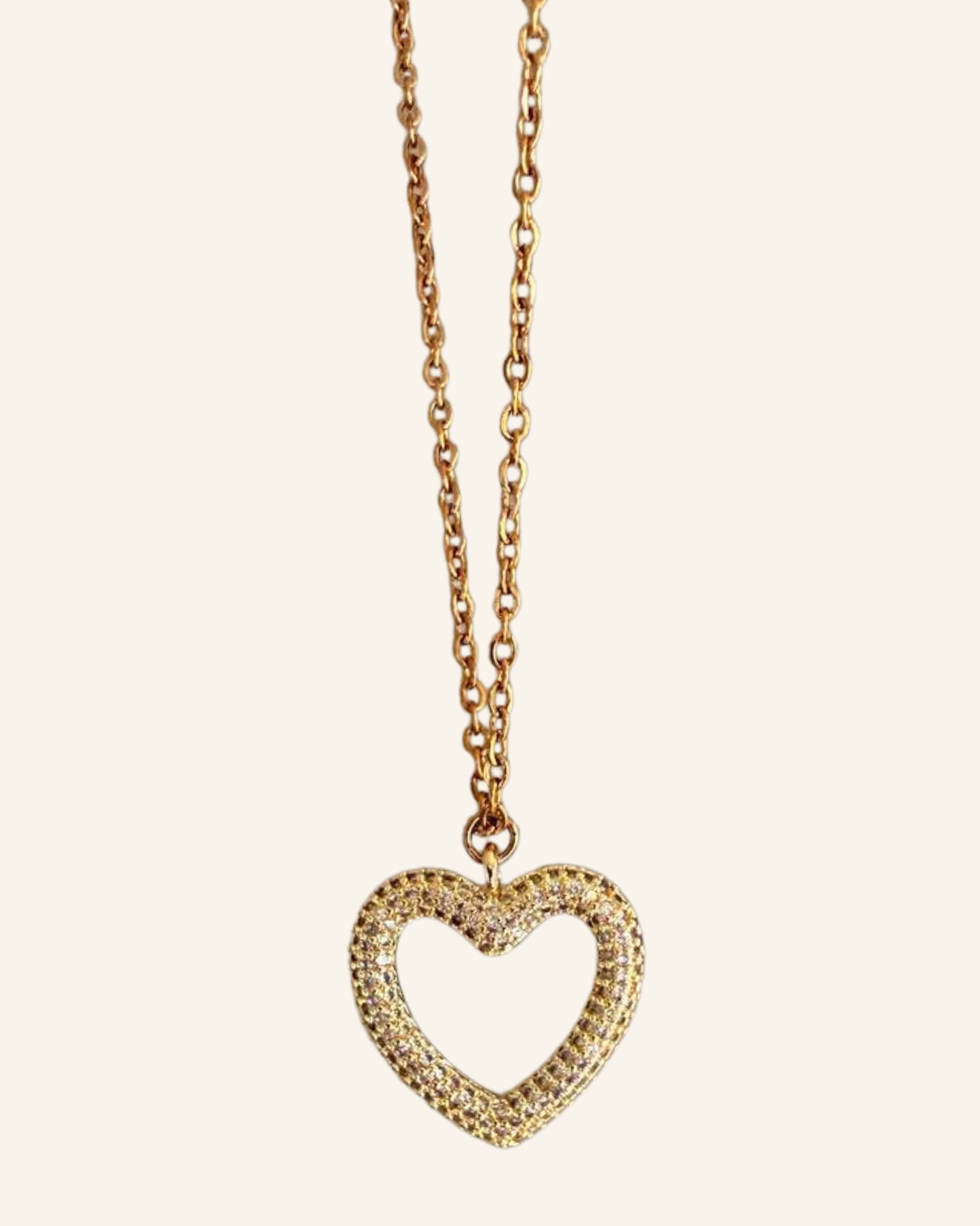Glam Heart Necklace - Sola Accessories