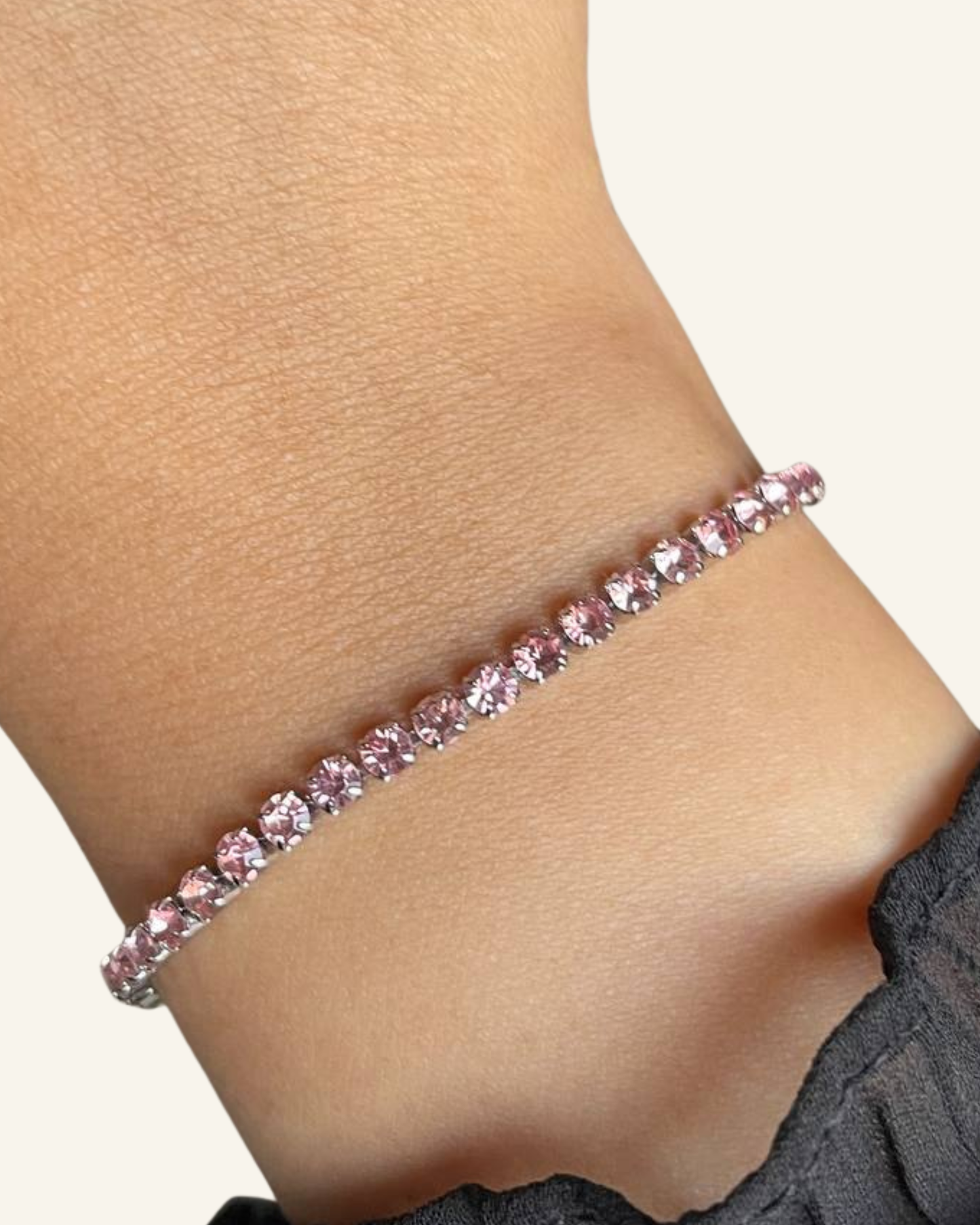 Pinky Tennis Bracelet