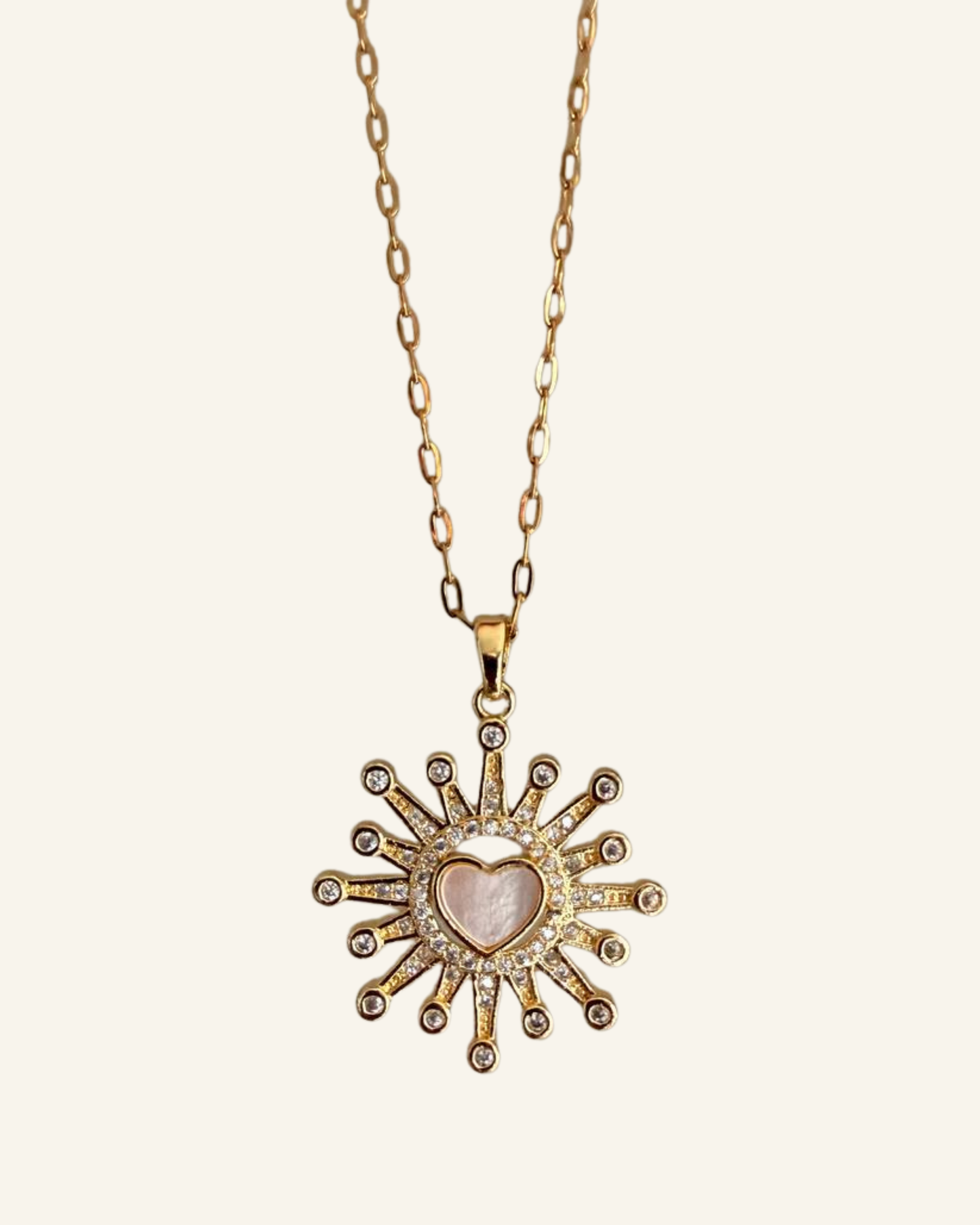 Blush Sun Necklace - Sola Accessories