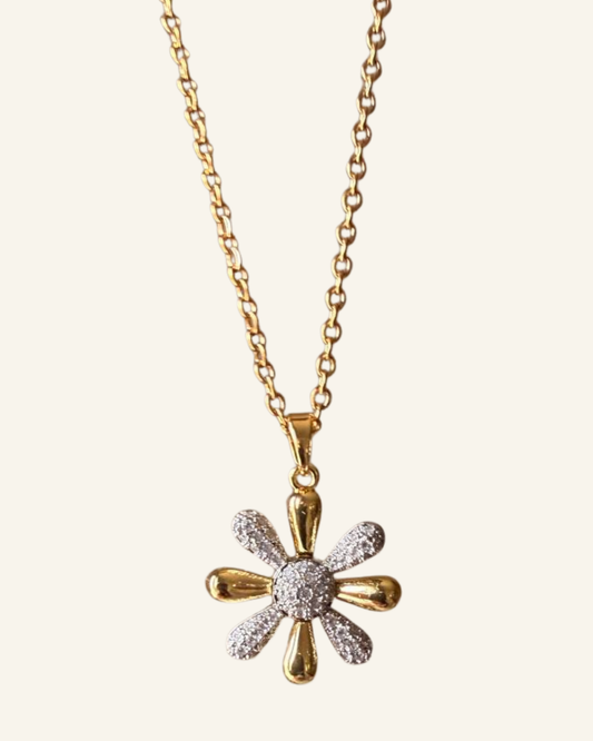 Daisy Sparkle Necklace - Sola Accessories