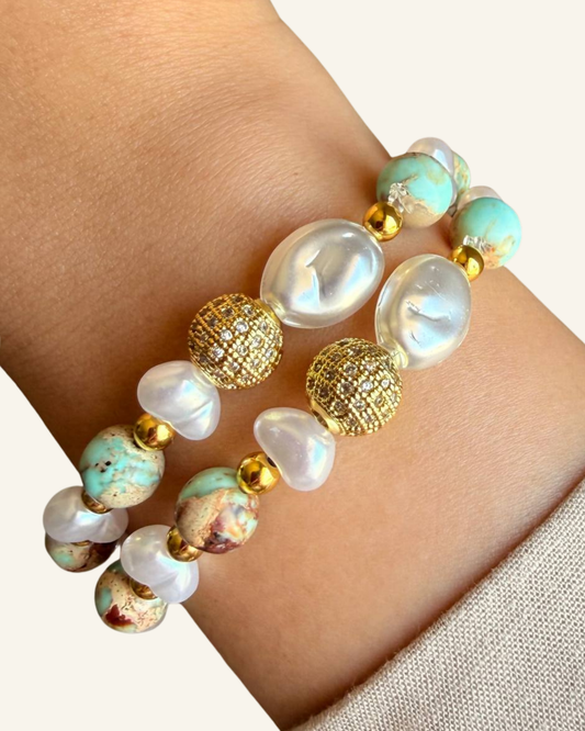 Aqua Boho Bracelet