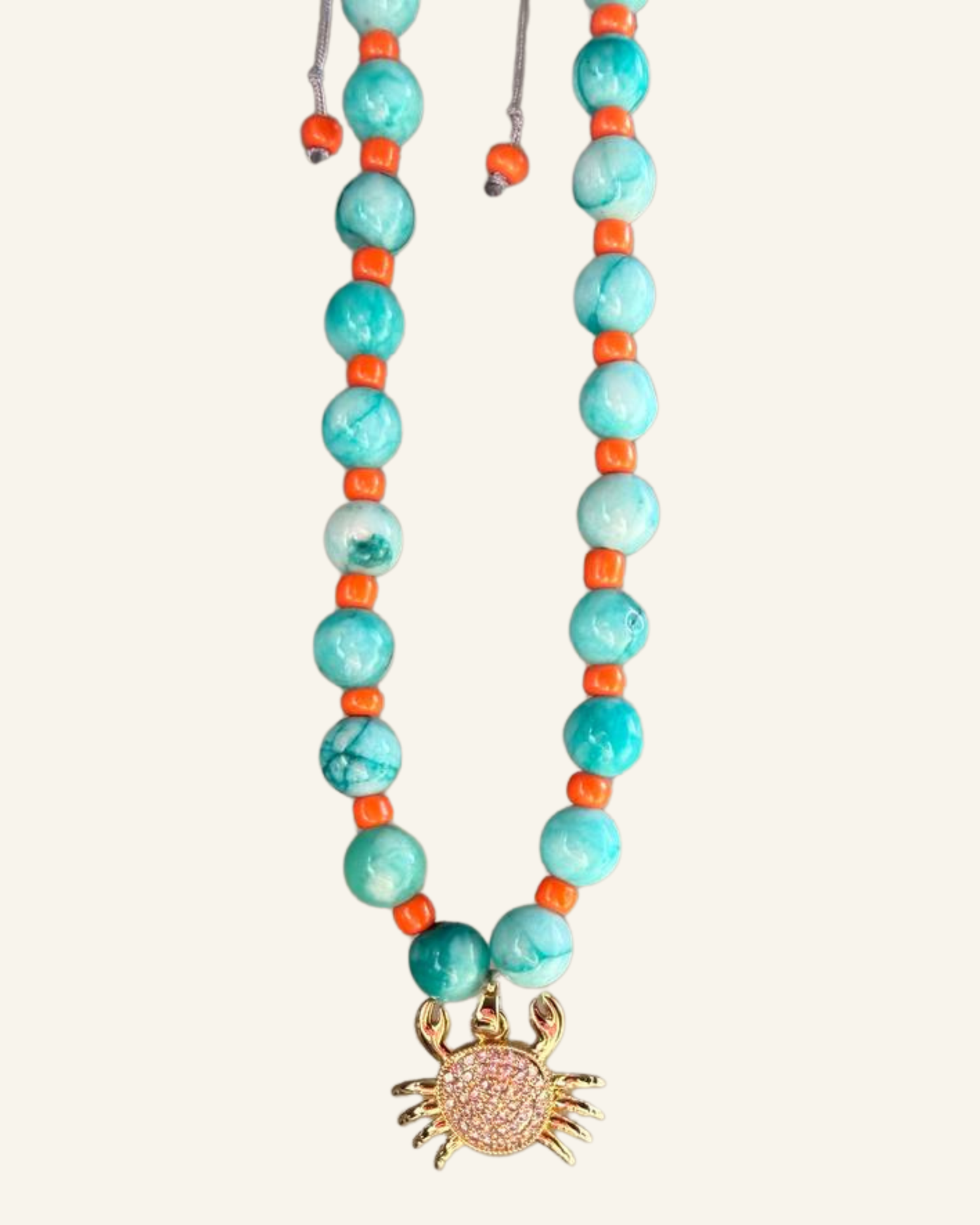 Turquoise Crab Necklace