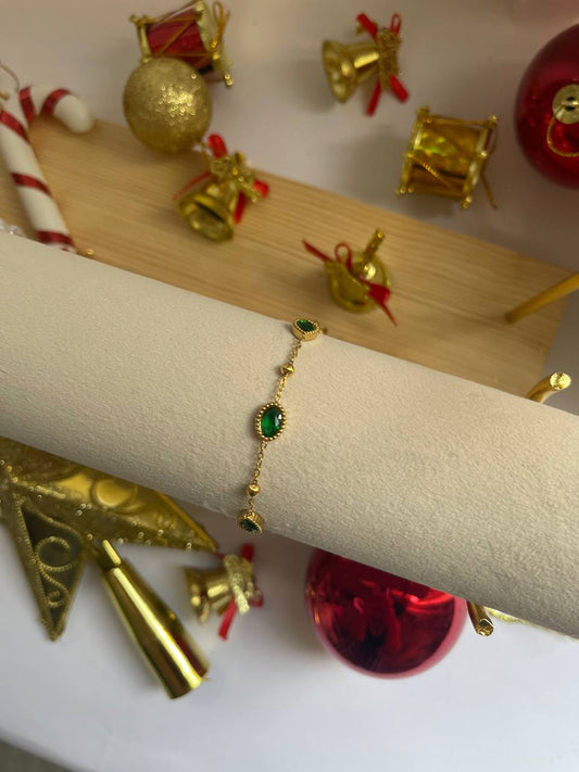 Emerald Green Bracelet - Sola Accessories