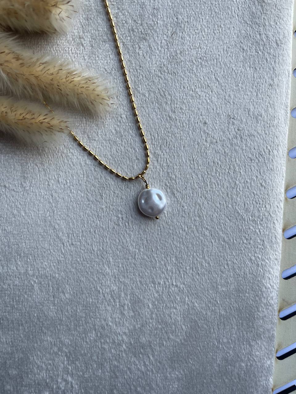 White Pearl Necklace - Sola Accessories