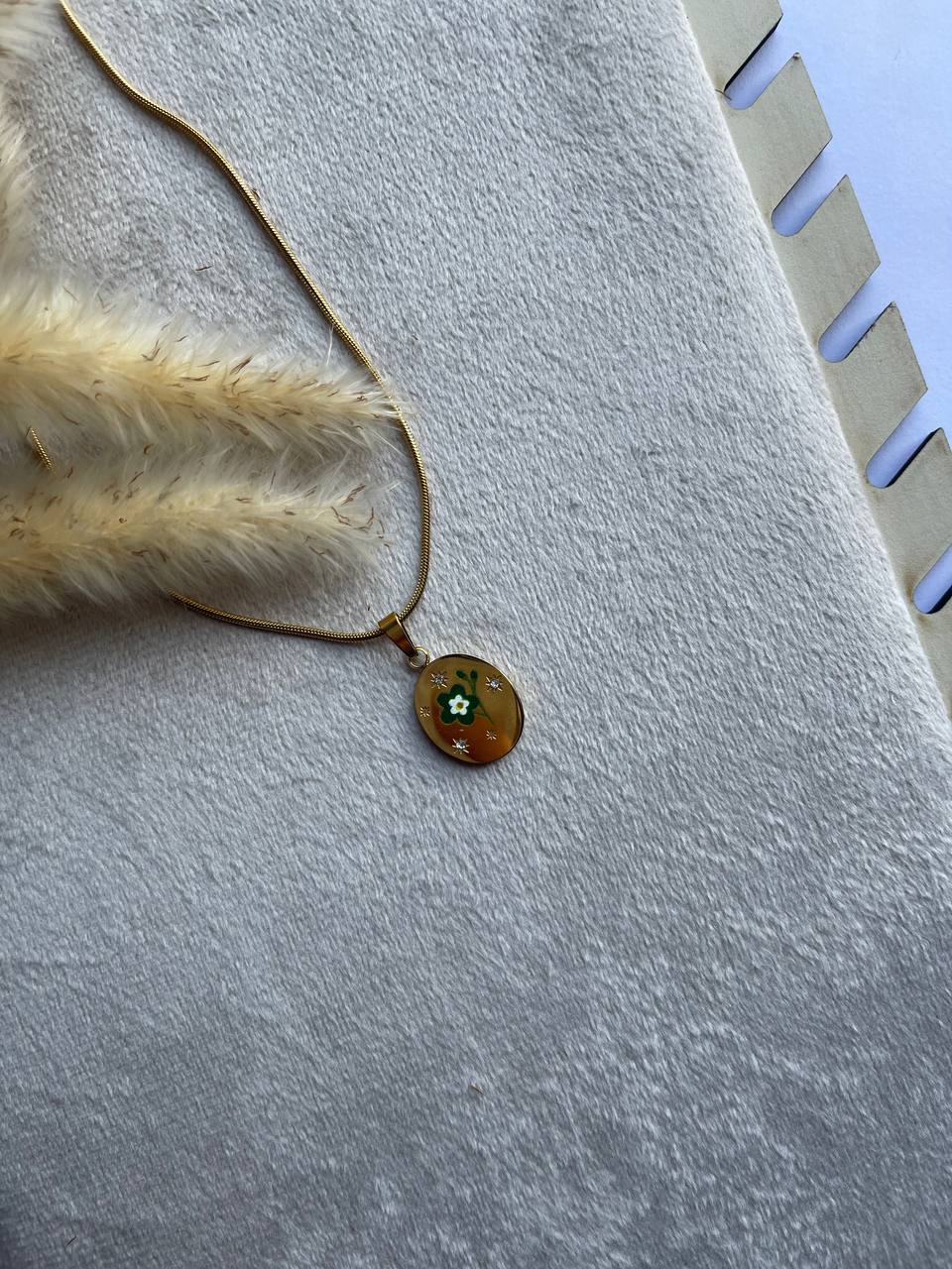 Green Bloom Necklace - Sola Accessories