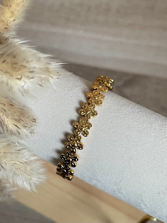 Floral Bangle - Sola Accessories