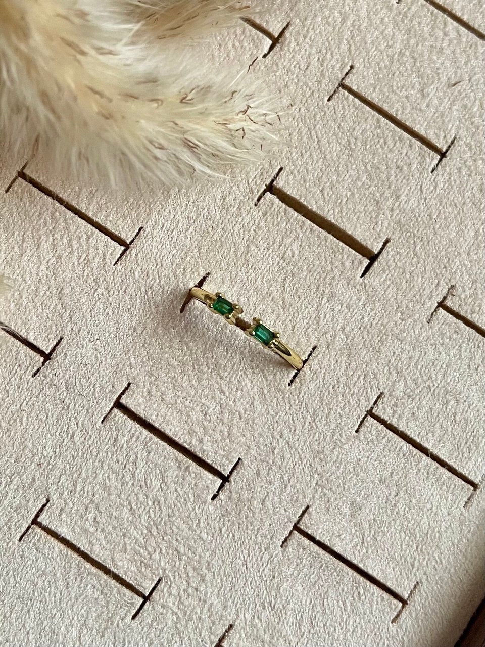 Emerald Green Rings - Sola Accessories