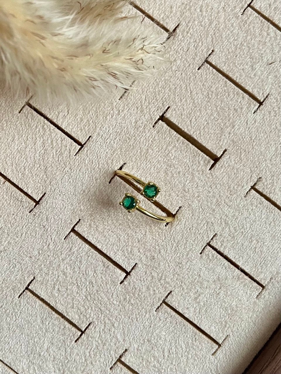 Emerald Green Rings - Sola Accessories