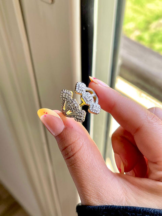 Sparkle Geo Ring