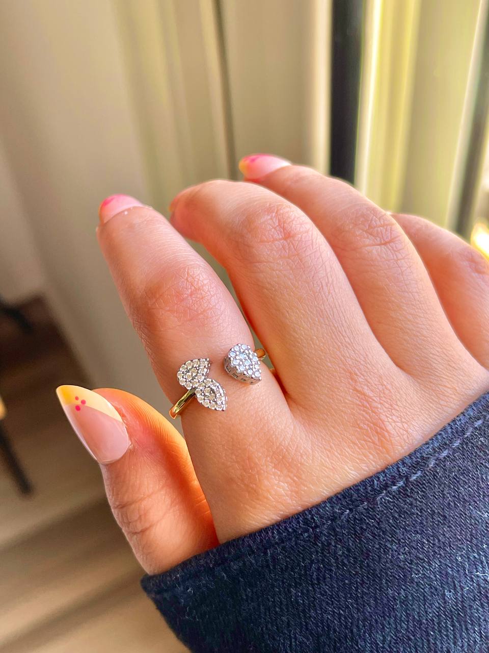 Leaf Spark Ring