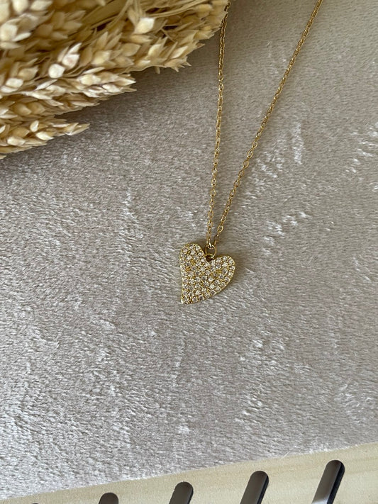 Shimmer Heart Necklace