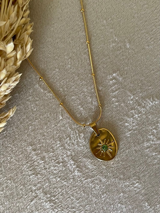 Golden Sunburst Necklace