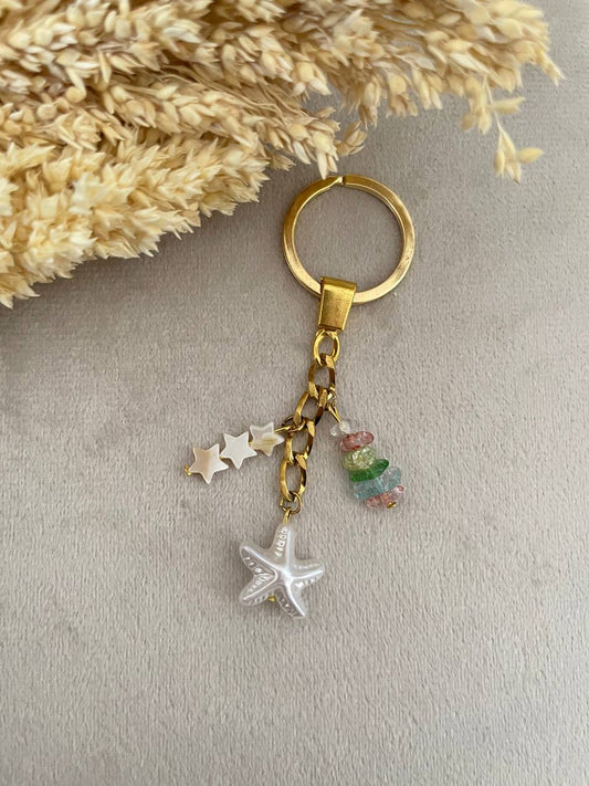 Seashell Spark Keychain