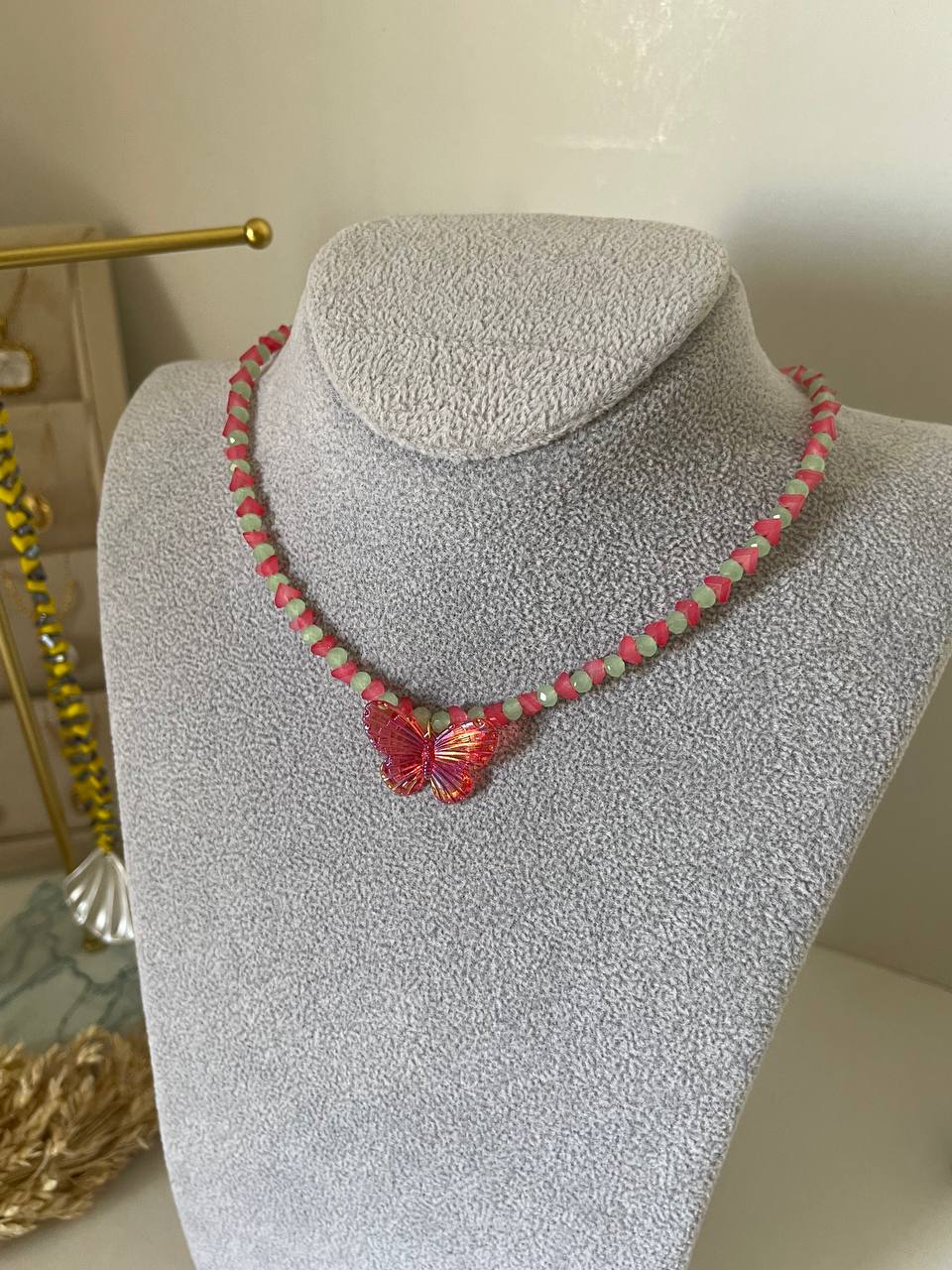 Crystal Butterfly Necklace