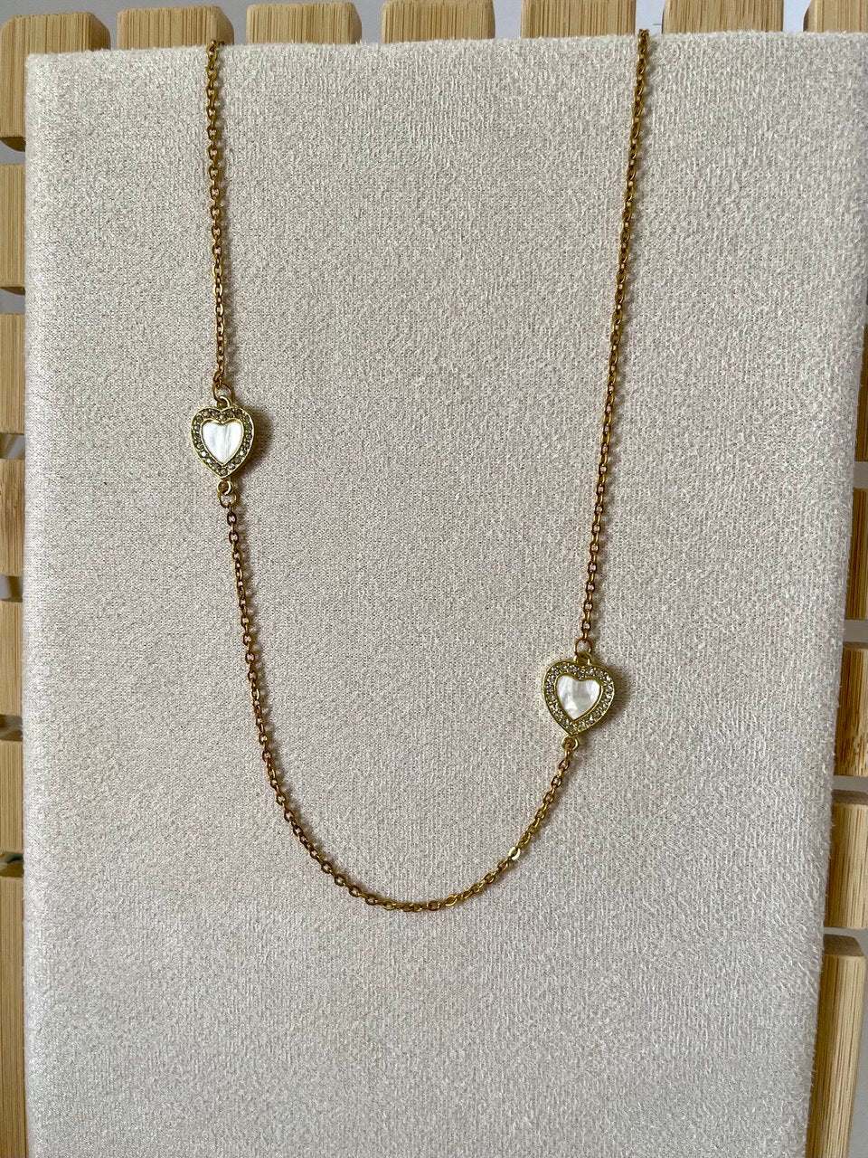 Twin Hearts Necklace