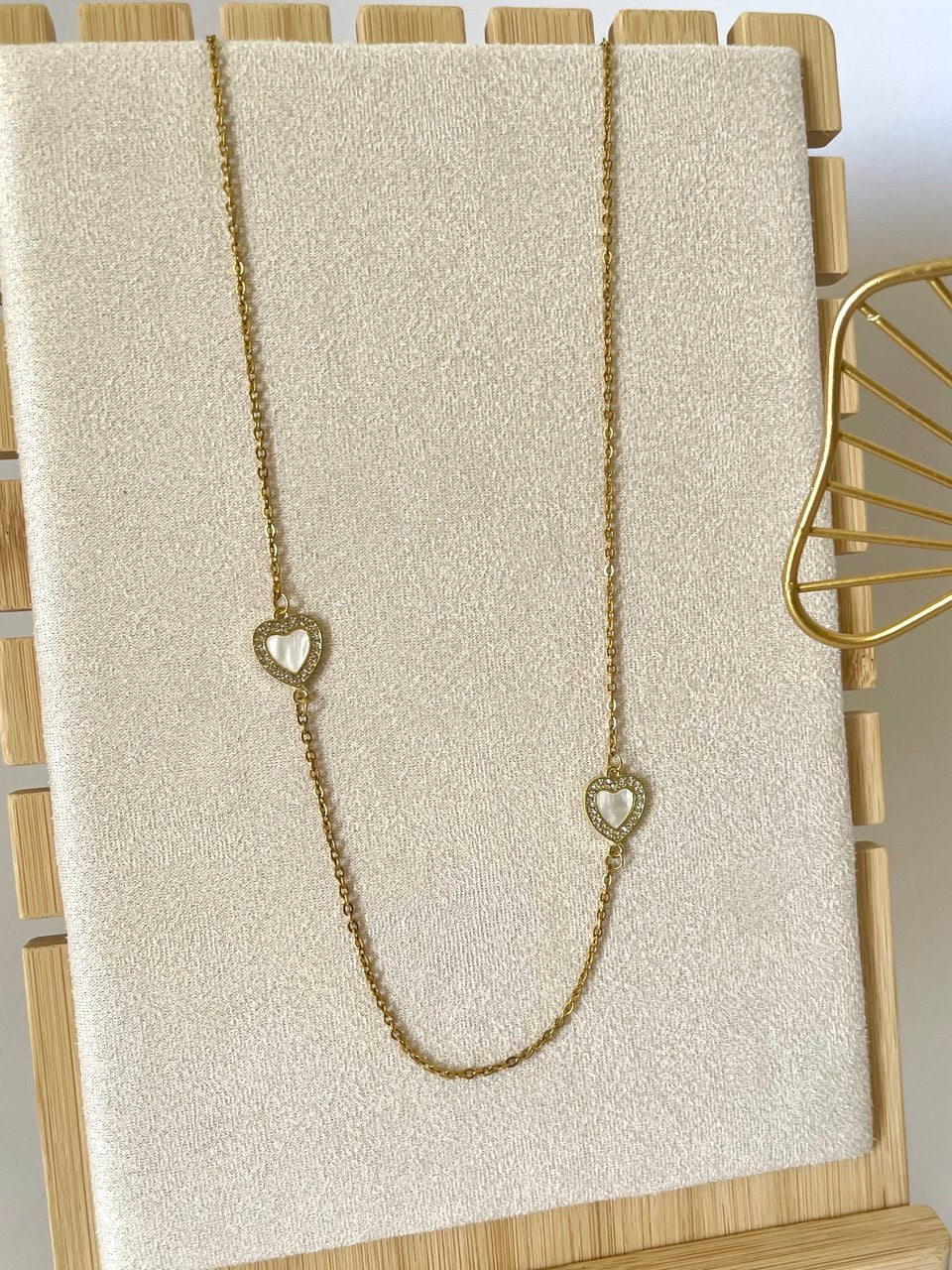 Twin Hearts Necklace