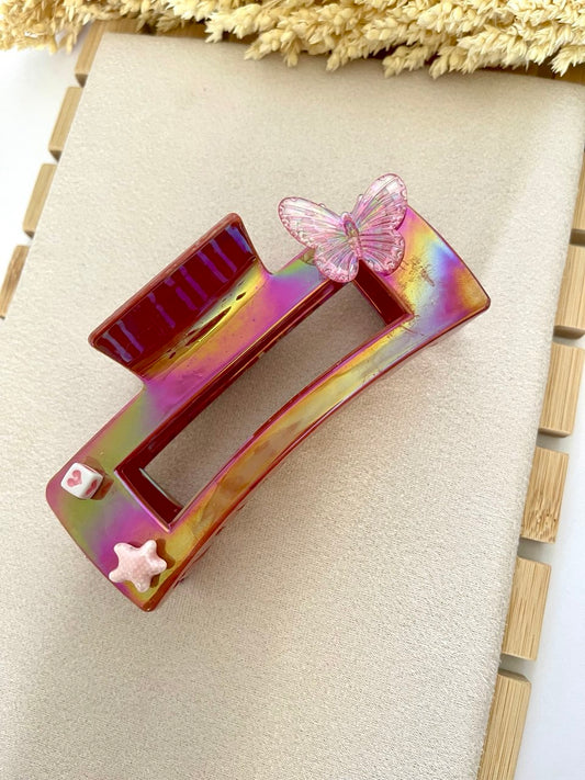 Butterfly Glow Hair Clip