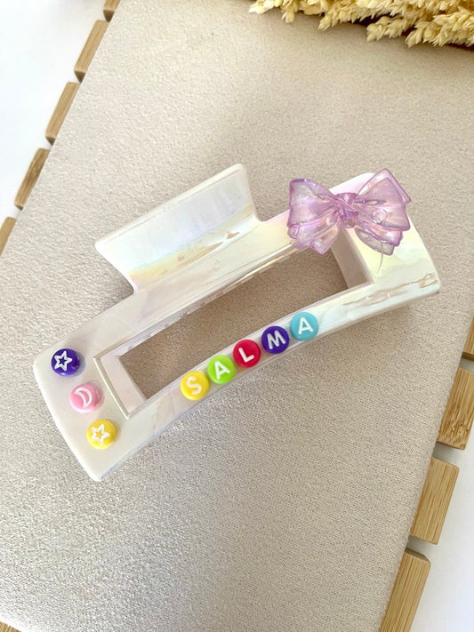 Custom Name Hair Claw