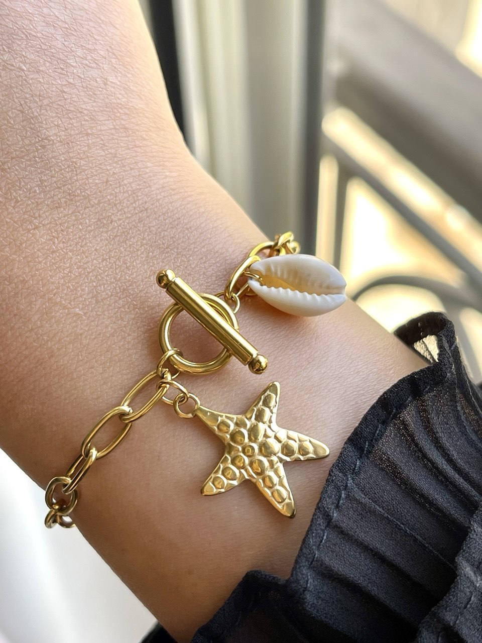 Starfish & Shell Bracelet
