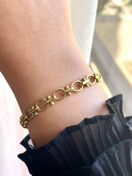 Round Link Chain Bracelet