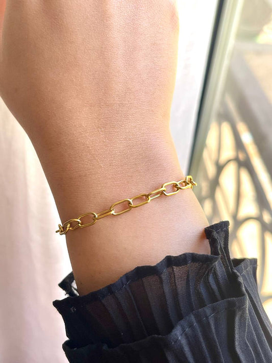 Paperclip Chain Bracelet