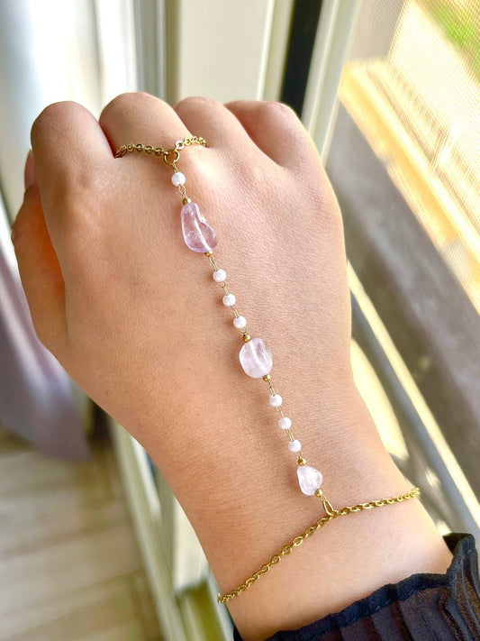 Blush Bloom Hand Chain