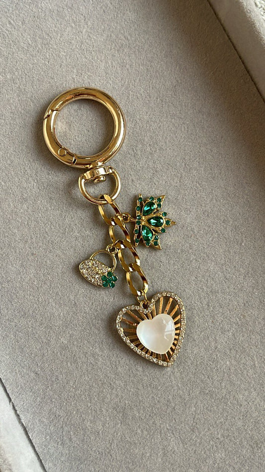 Emerald Dream Bag Charm