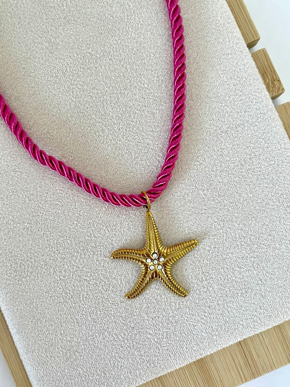 Jeweled Starfish Necklace